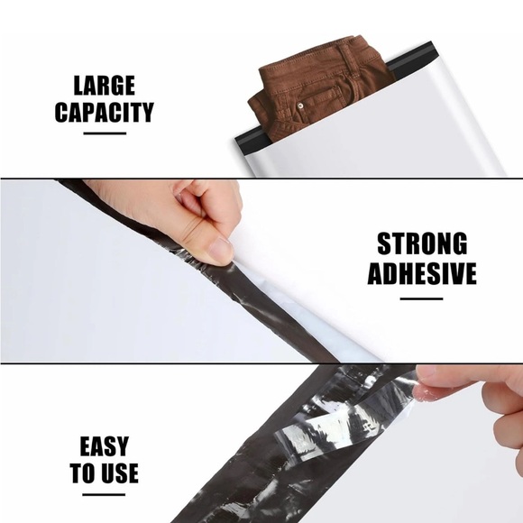 20 10X13 White Polymailers - Picture 7 of 9